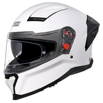Studds-Helios Unicolor Helmet (White)
