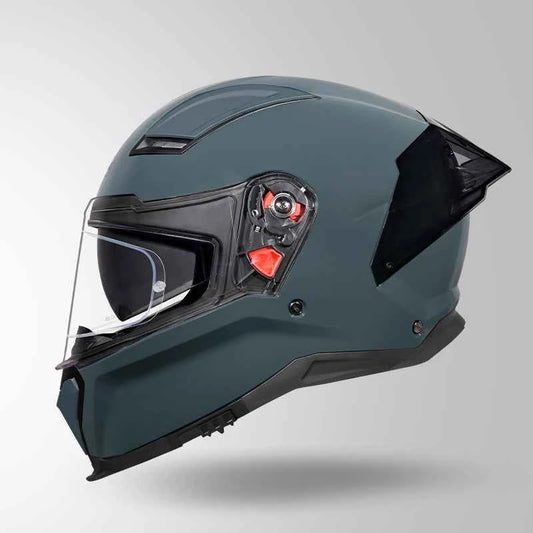 Studds-Helios Unicolor Helmet (Shark Skin Blue)