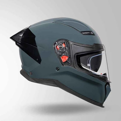 Studds-Helios Unicolor Helmet (Shark Skin Blue)