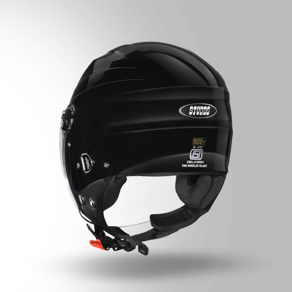 Studds Ray Super Black-Helmet