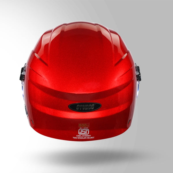 Studds Ray Super Cherry Red-Helmet