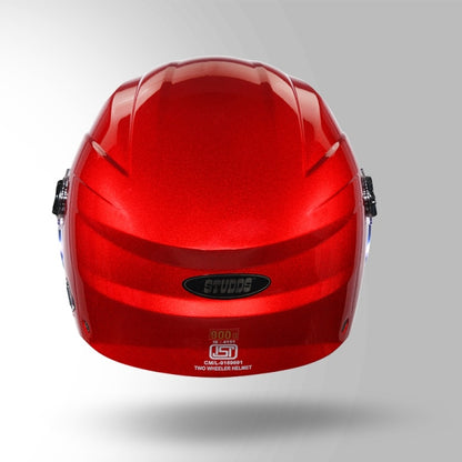 Studds Ray Super Cherry Red-Helmet