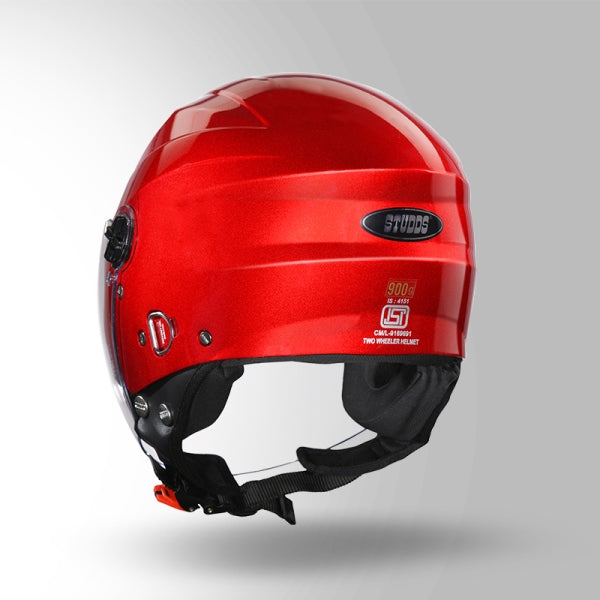 Studds Ray Super Cherry Red-Helmet