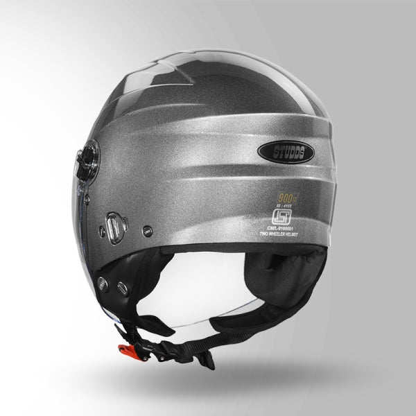Studds Ray Super Gun Grey-Helmet