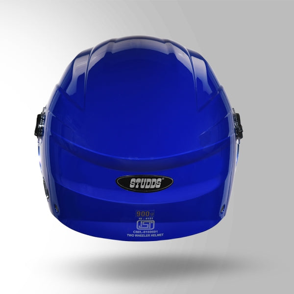 Studds Ray Super Indigo Blue-Helmet