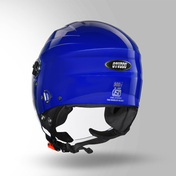 Studds Ray Super Indigo Blue-Helmet