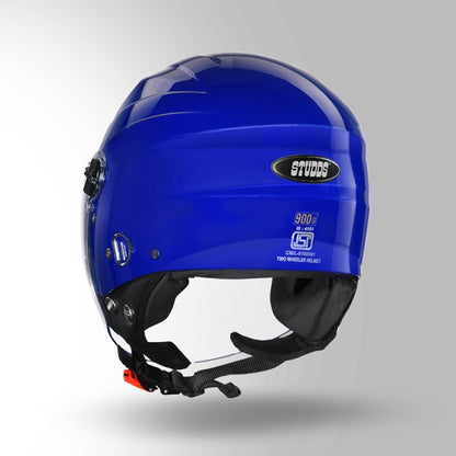 Studds Ray Super Indigo Blue-Helmet