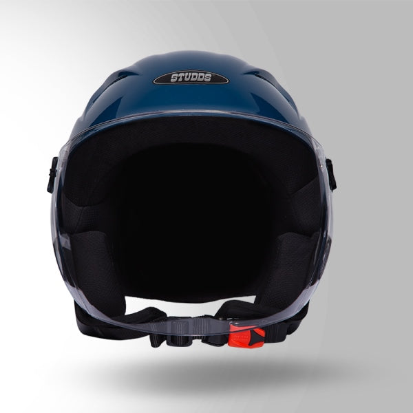 Studds Ray Super Petrol Blue-Helmet