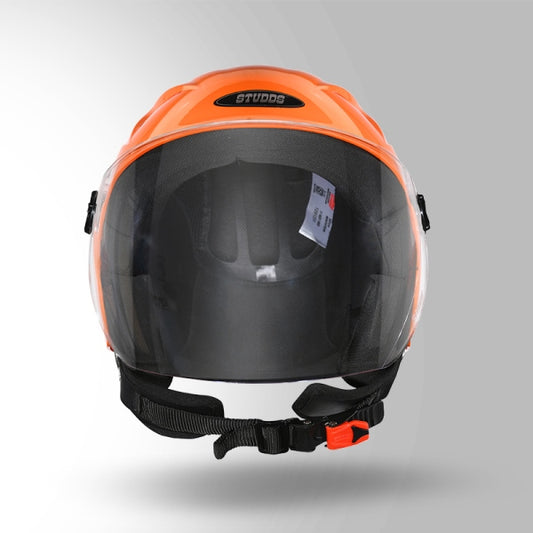 Studds Ray Super Vibrant Orange-Helmet