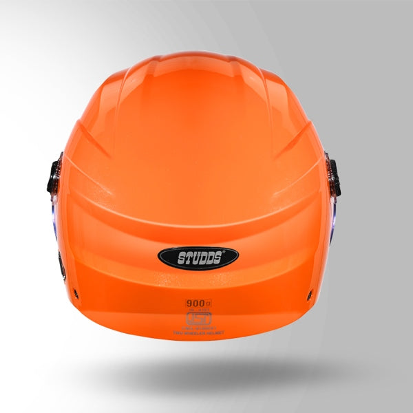 Studds Ray Super Vibrant Orange-Helmet