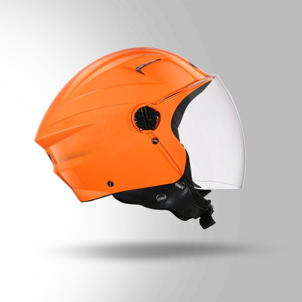 Studds Ray Super Vibrant Orange-Helmet