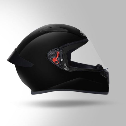 Studds Thunder Black With Spoiler - Full Face Helmets