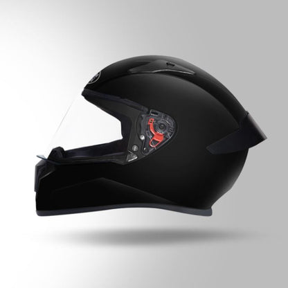 Studds Thunder Black With Spoiler - Full Face Helmets