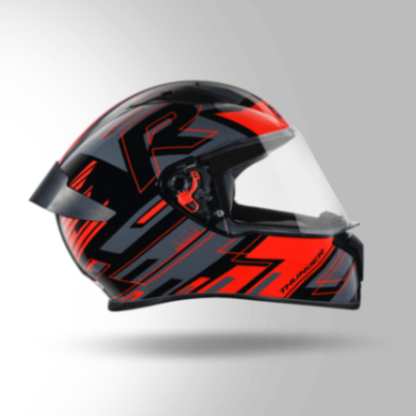 Studds Thunder D3 Decor Black & Red With Spoiler - Full Face Helmets