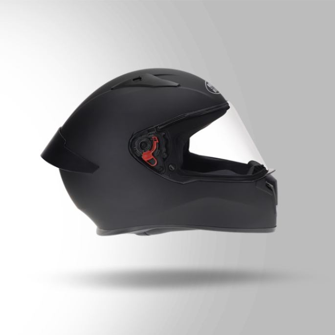 Studds Thunder Matt Black With Spoiler - Full Face Helmets