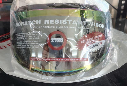 Studds Visor for Helios Helmet - Rainbow