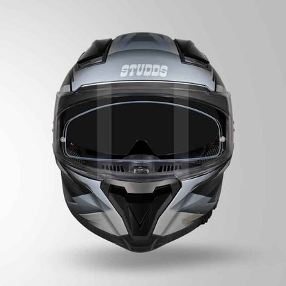 Studds Helios Effect Helmet (Black & Grey)