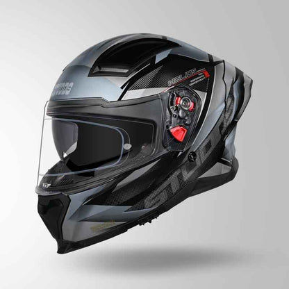 Studds Helios Effect Helmet (Black & Grey)