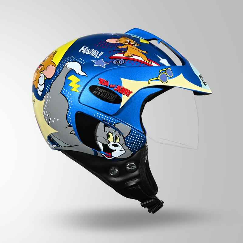 Studds Marshall Kids Tom & Jerry Edition - Blue & Grey Yellow