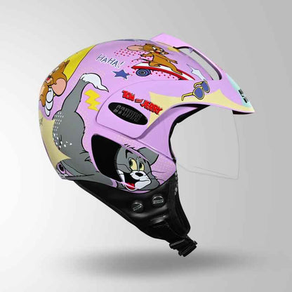 Studds Marshall Kids Tom & Jerry Edition - Lavender Pink & Grey / Yellow