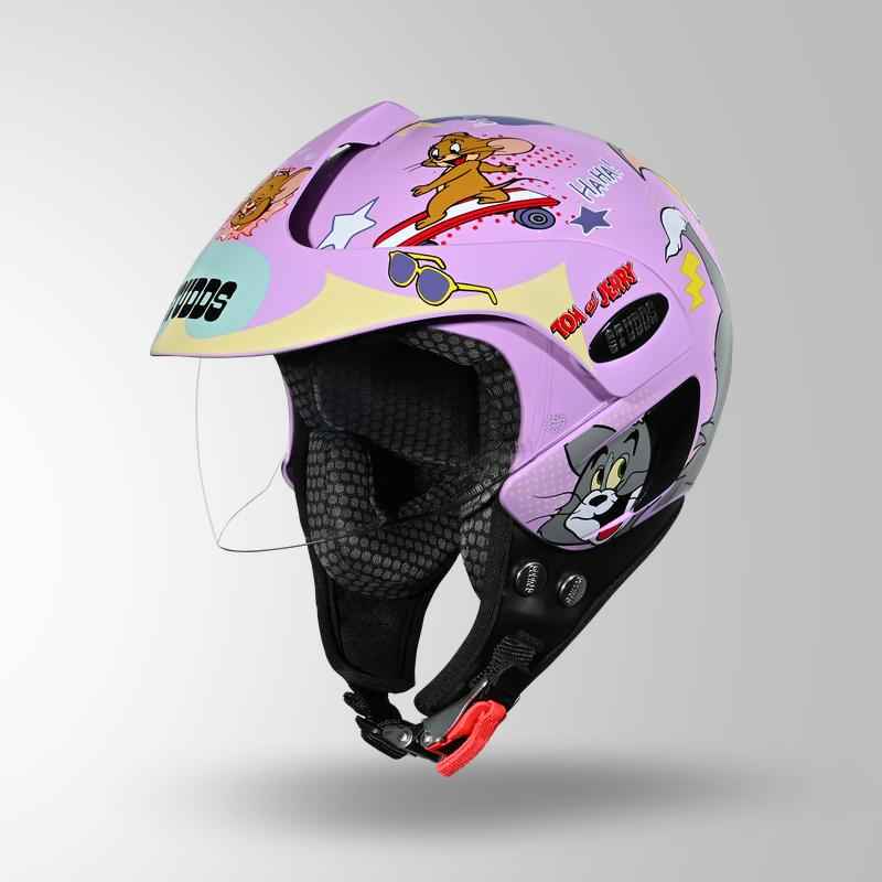 Studds Marshall Kids Tom & Jerry Edition - Lavender Pink & Grey / Yellow
