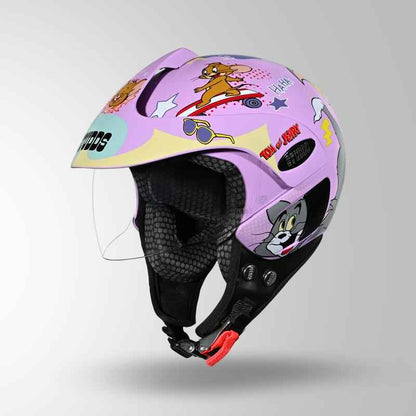 Studds Marshall Kids Tom & Jerry Edition - Lavender Pink & Grey / Yellow