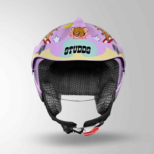 Studds Marshall Kids Tom & Jerry Edition - Lavender Pink & Grey / Yellow