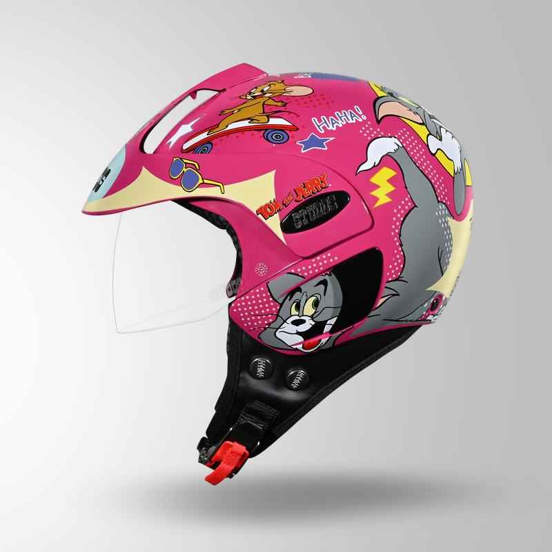 Studds Marshall Kids Tom & Jerry Edition - Pink & Grey Yellow