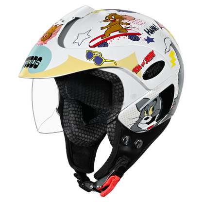 Studds Marshall Kids Tom & Jerry Edition - White Grey & Yellow