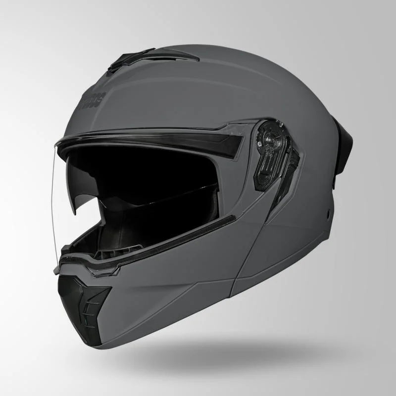 Studds N1 Flip Up Helmet Trooper Matt Nardo Grey
