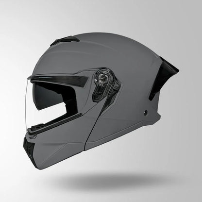 Studds N1 Flip Up Helmet Trooper Matt Nardo Grey