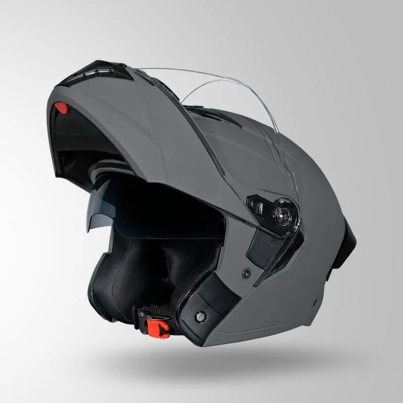 Studds N1 Flip Up Helmet Trooper Matt Nardo Grey