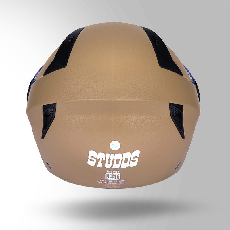 Studds Open Face Helmet - Vogue Desert Storm