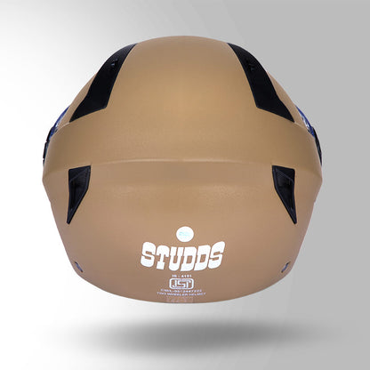 Studds Open Face Helmet - Vogue Desert Storm