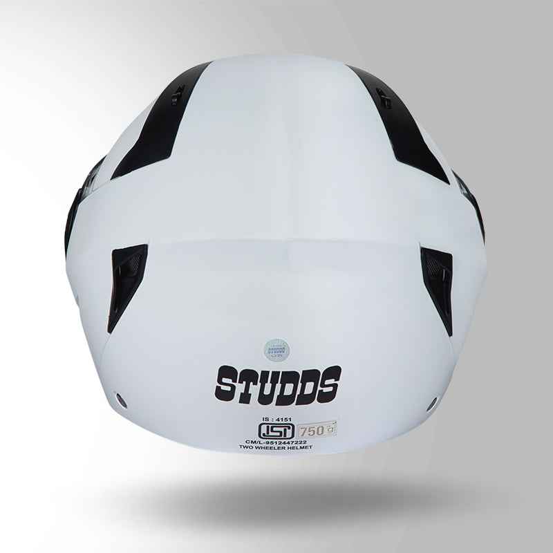Studds Open Face Helmet - Vogue White