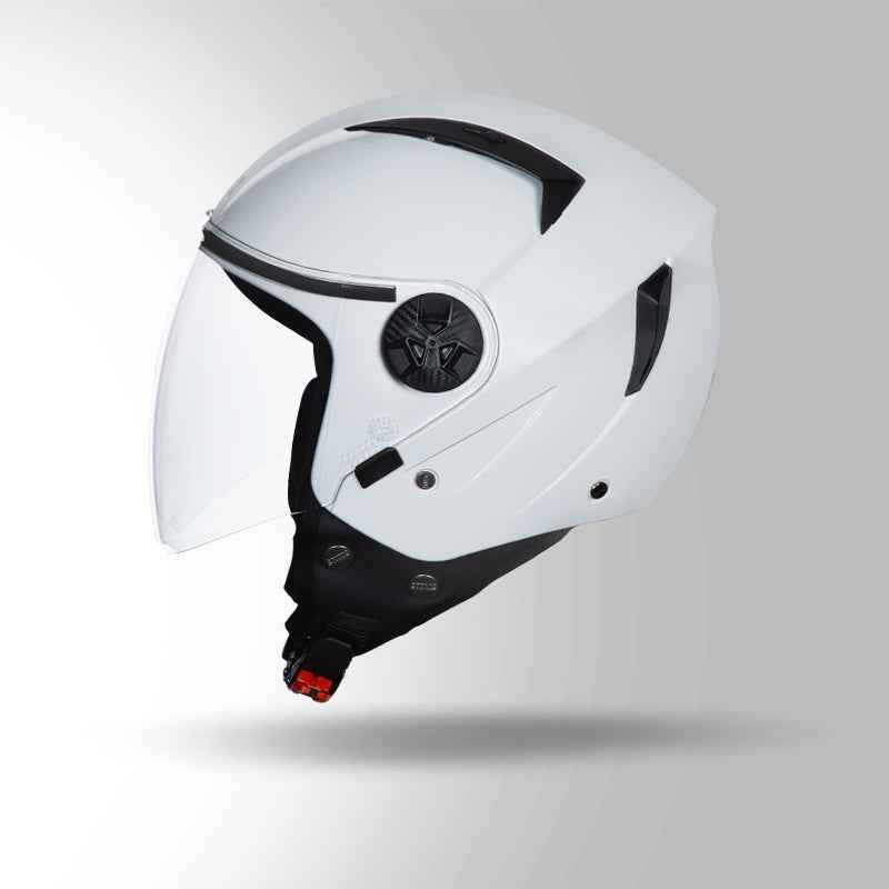 Studds Open Face Helmet - Vogue White