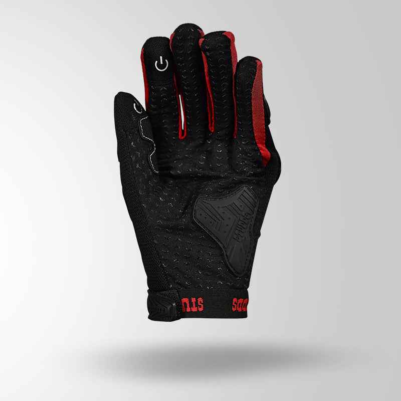 Studds SMG 6 Riding Gloves Red