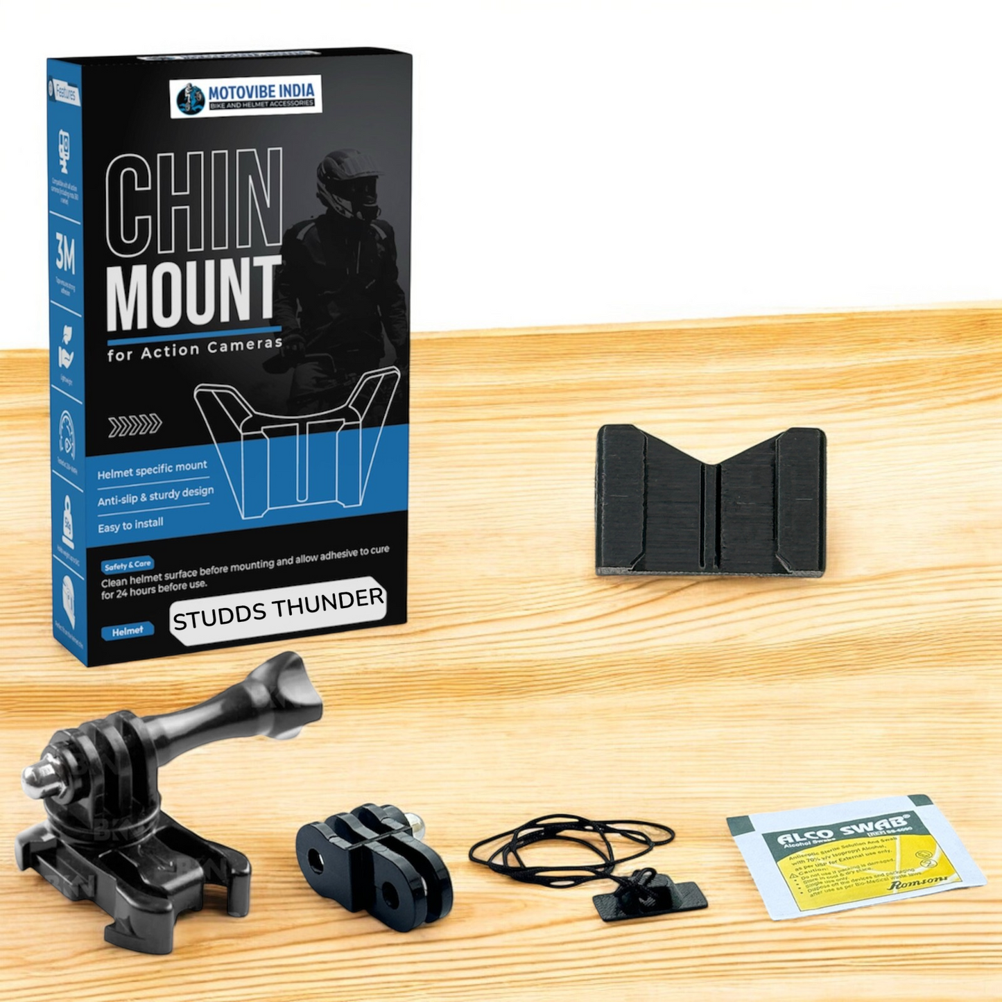 Studds Thunder - Chin Mount