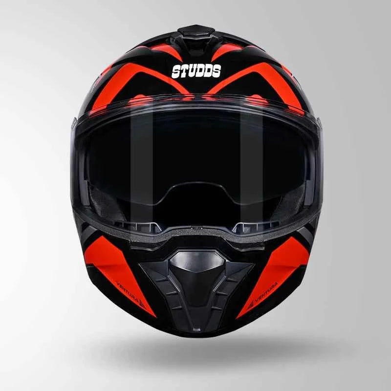 Studds Trooper D3 Ventura Decor Black & Red - Helmet