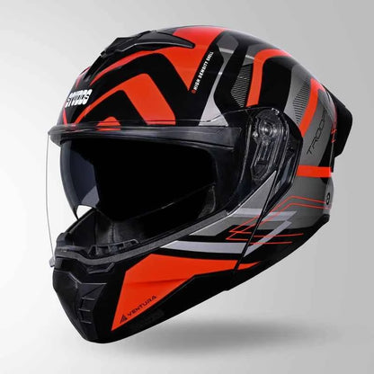 Studds Trooper D3 Ventura Decor Black & Red - Helmet