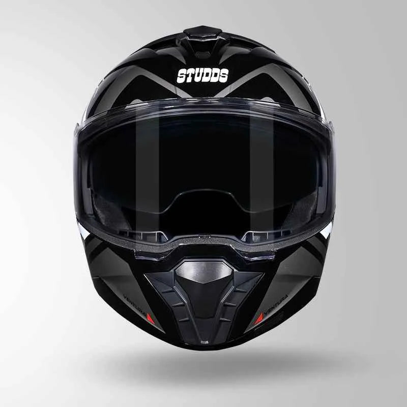 Studds Trooper D3 Ventura Decor Black & White - Helmet