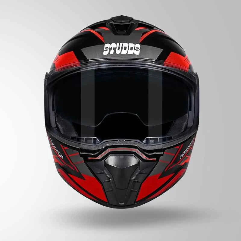 Studds Trooper D4 Race Decor Black & Red - Helmet