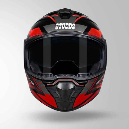 Studds Trooper D4 Race Decor Black & Red - Helmet