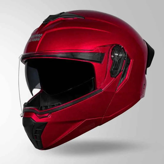 Studds Trooper DV Cherry Red - Helmet