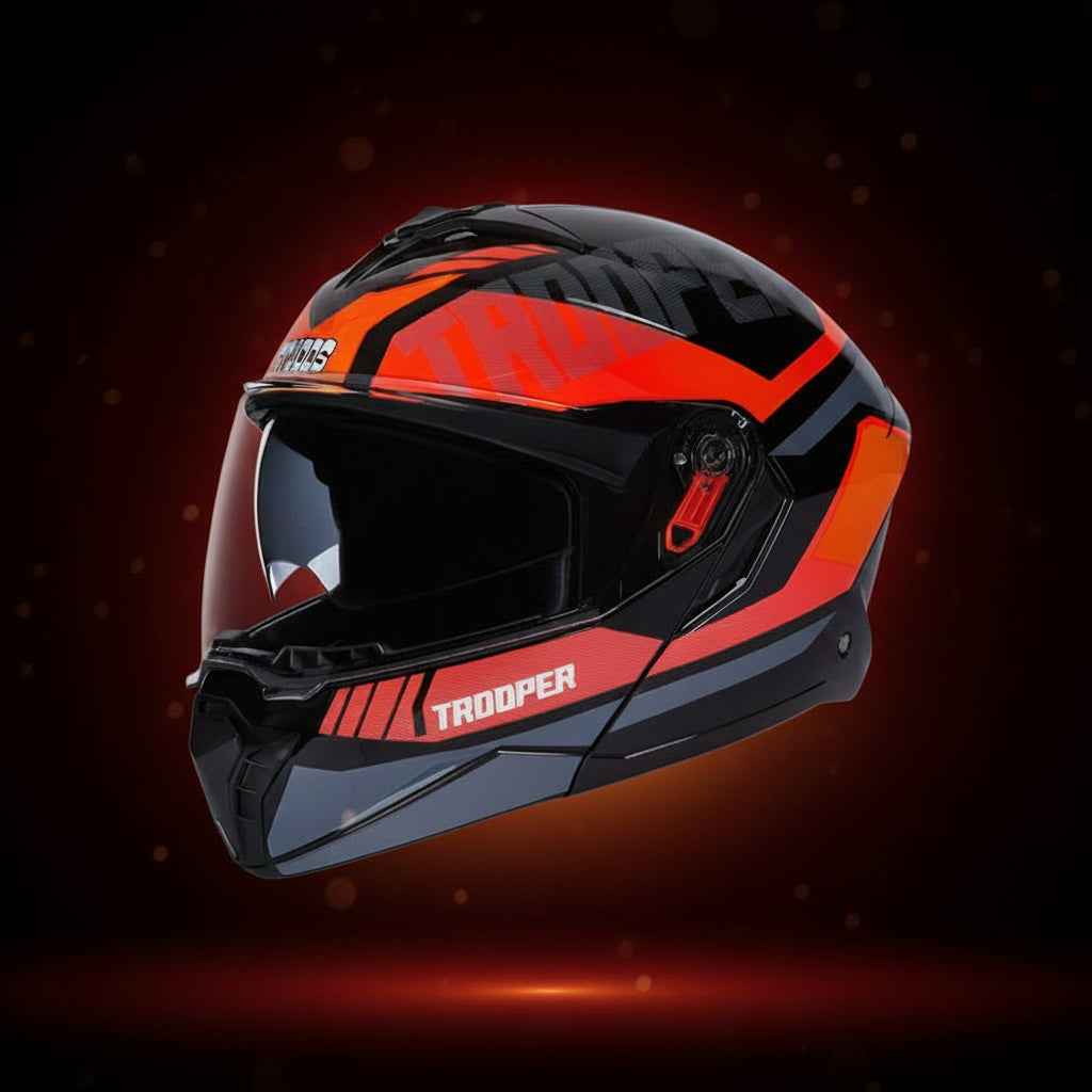 Studds Trooper DV D1 Decor Black & Pink - Helmet