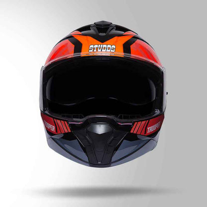Studds Trooper DV D1 Decor Black & Pink - Helmet