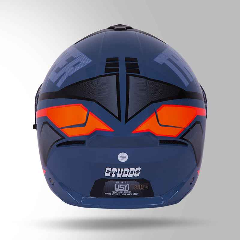 Studds Trooper DV D1 Decor Blue & Pink - Helmet