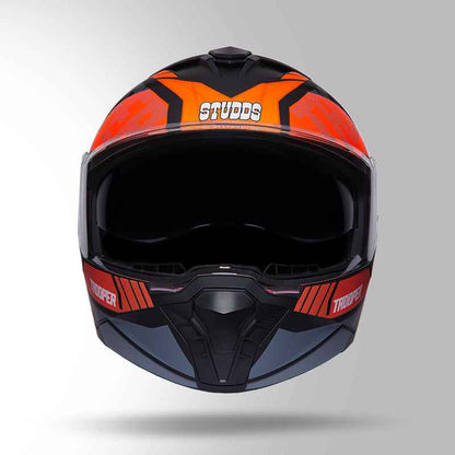 Studds Trooper DV D1 Decor Matt Black & Pink - Helmet