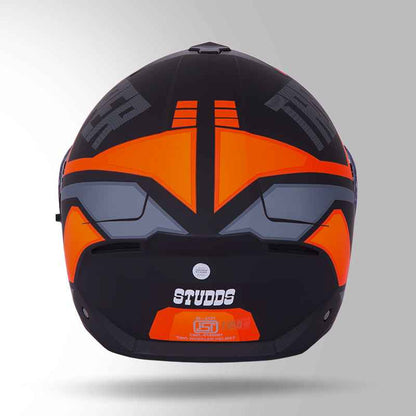 Studds Trooper DV D1 Decor Matt Black & Pink - Helmet