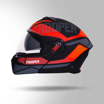 Studds Trooper DV D1 Decor Matt Black & Pink - Helmet